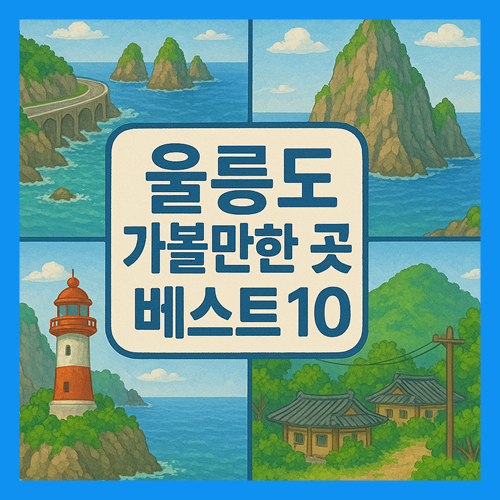 울릉도 가볼만한곳 베스트10