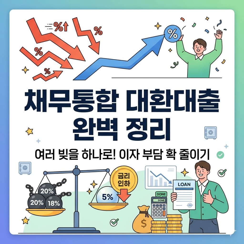 채무통합 대환대출 완벽 정리