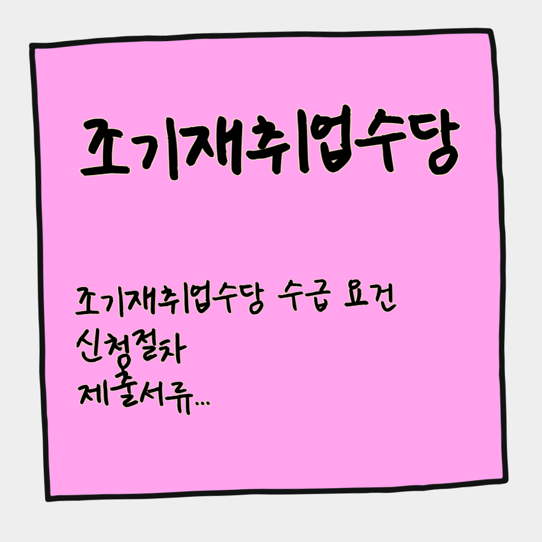 조기재취업수당