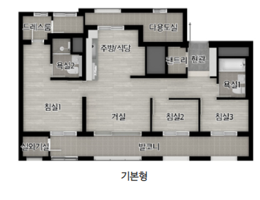 이편한세상 부평역 센트럴파크 평면도