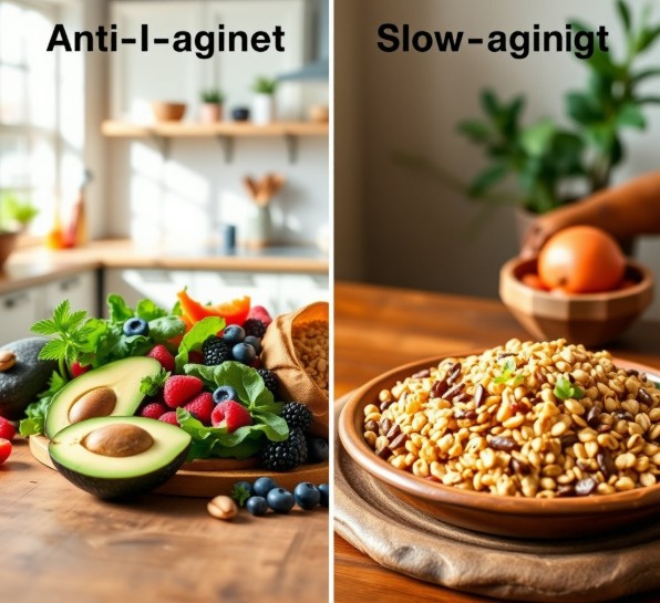 안티에이징(Anti-Aging) vs. 슬로에이징(Slow-Aging) 식단