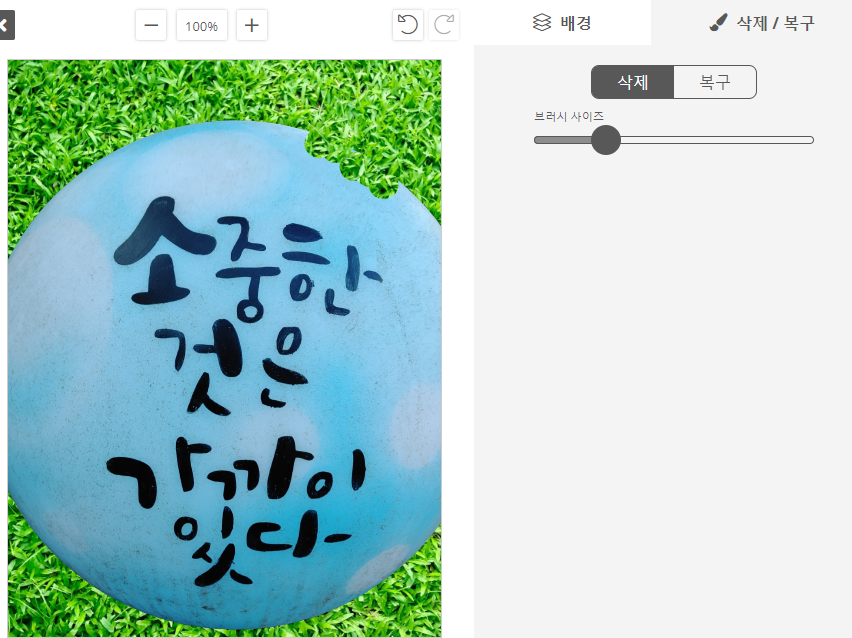 배경제거