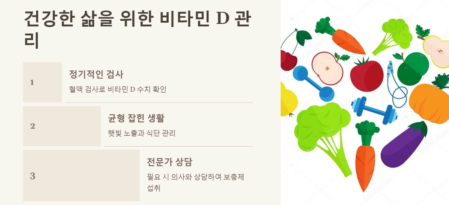 비타민d 부족증상 복용시간