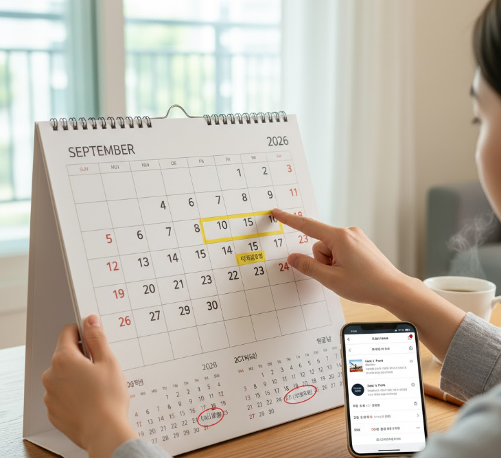 2026년 공휴일 연차 계획