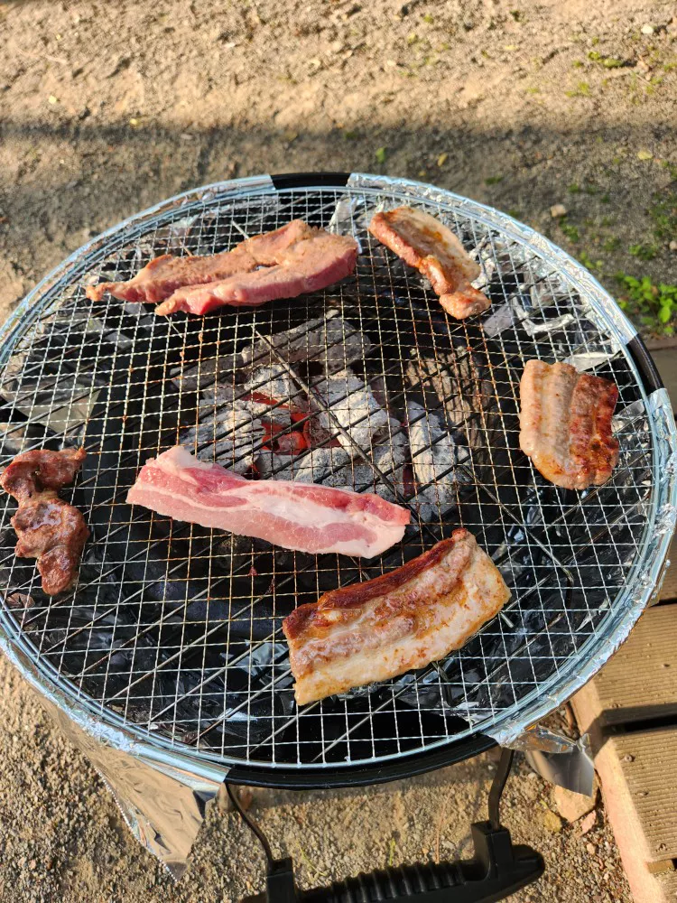 바베큐 고기굽기