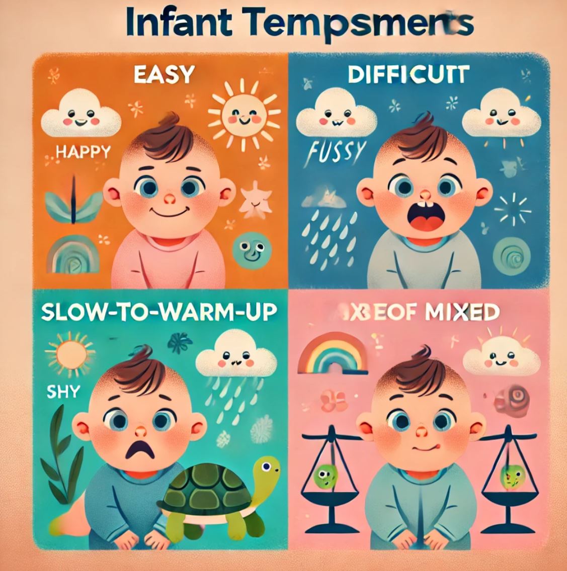 유아 기질 관련 이미지