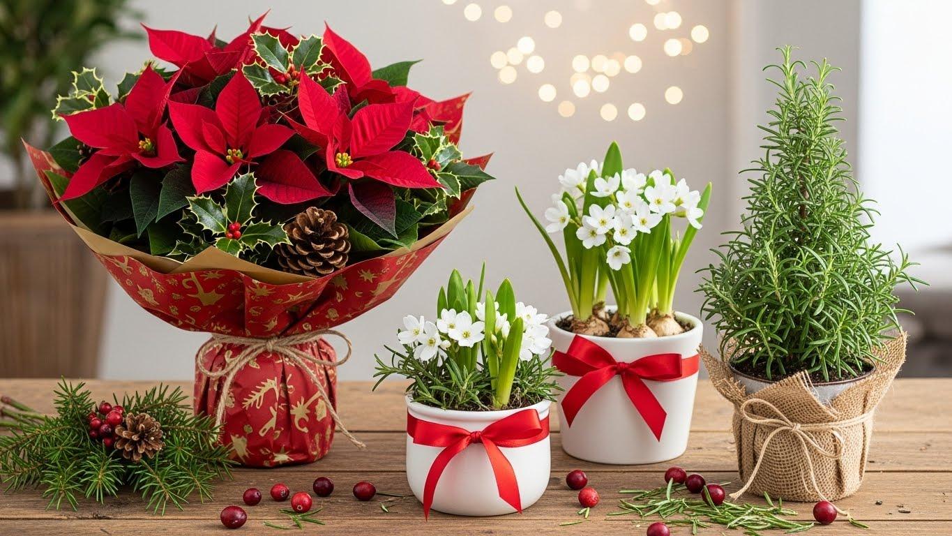 크리스마스 꽃 선물