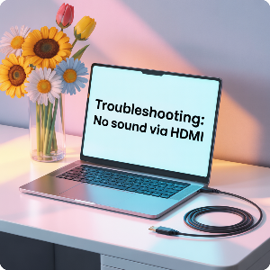 노트북 HDMI 연결 시 소리 안 나오는 이유와 해결법 이미지