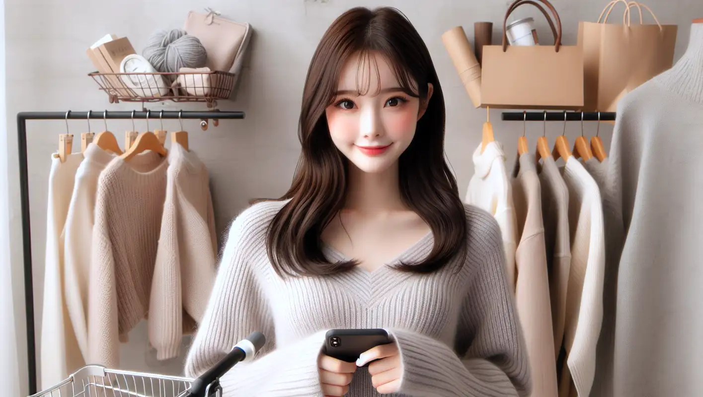 타오바오-쇼핑하고-환불받는-여성의-모습