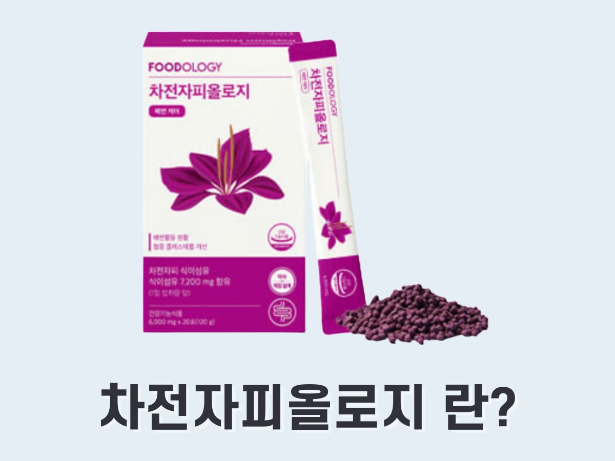 차전자피올로지 성분, 효과, 후기는 (보라 환)