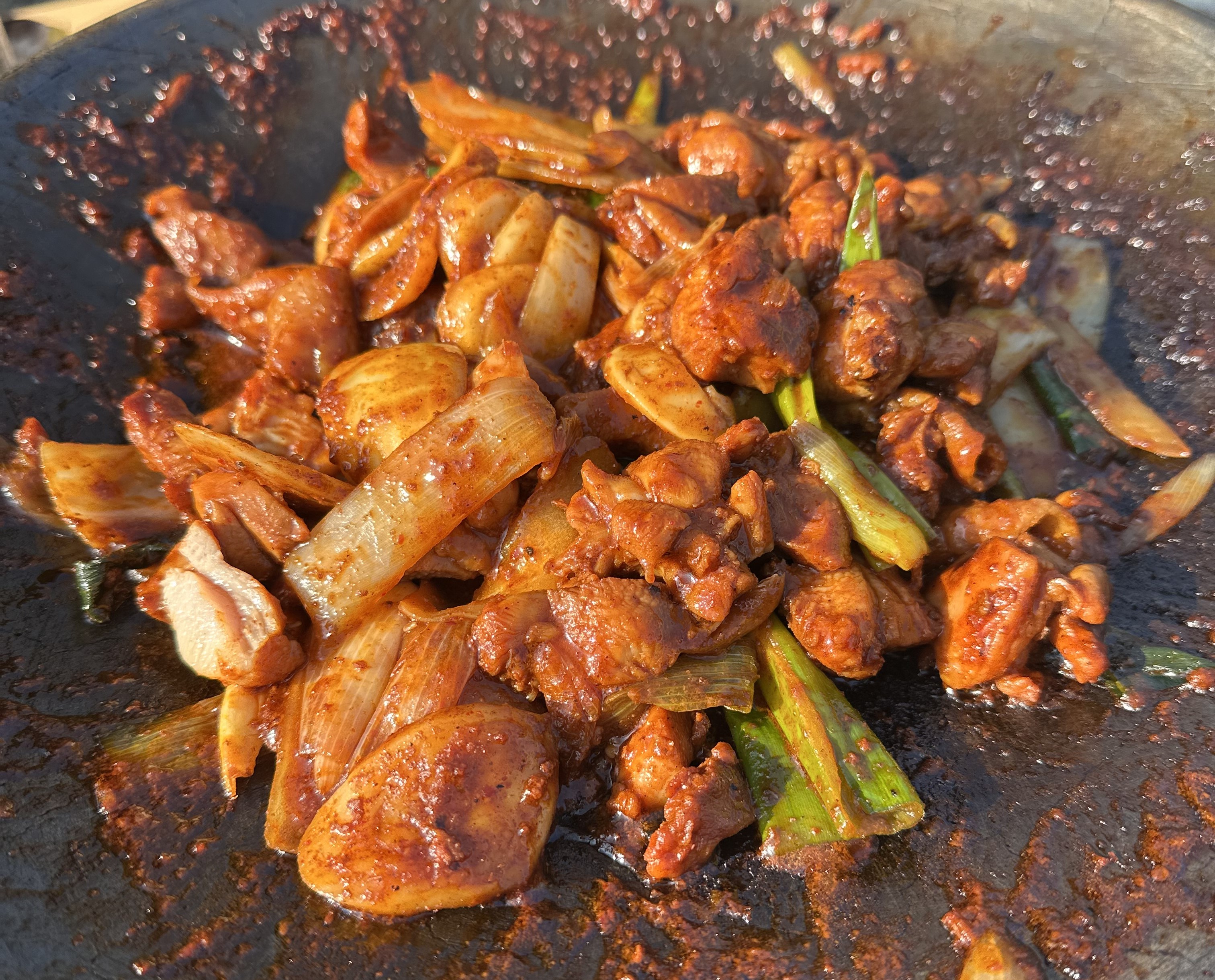 오늘의 캠핑의 메뉴