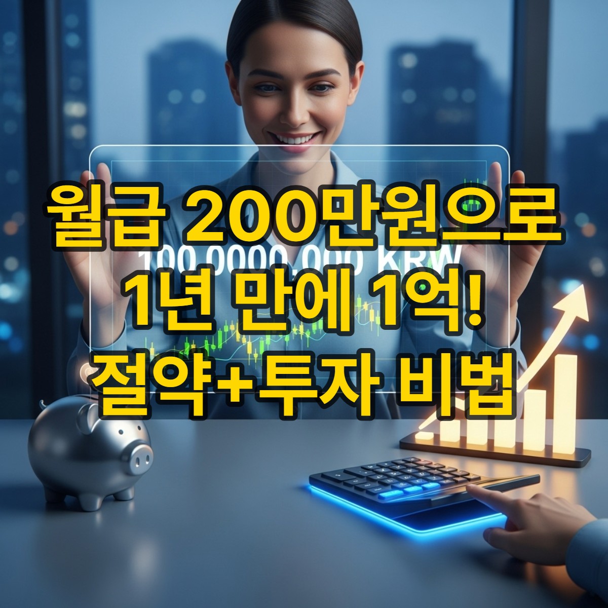 타이틀섬네일_월급 200만원으로 1년 만에 시드머니 1억 모으기: 내가 직접 실천한 2025년 절약+투자 비법