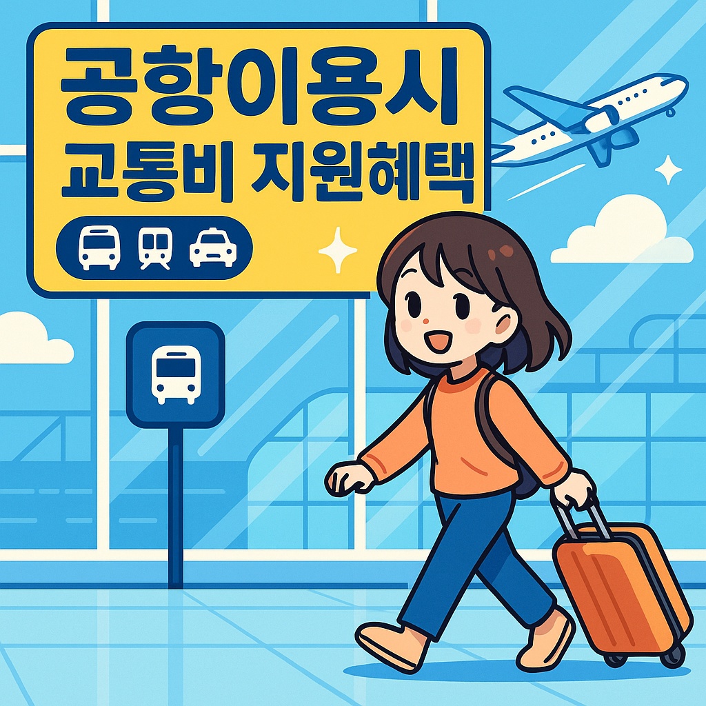 공항이용 시 교통비 지원 혜택