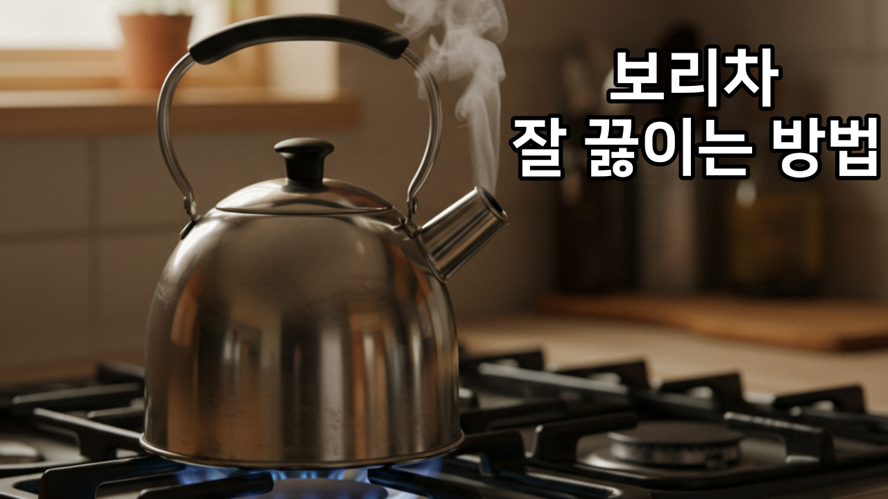 보리차 잘 끓이는 방법 + 더욱 구수한 향과 부드러운 보리차가 되는 이유