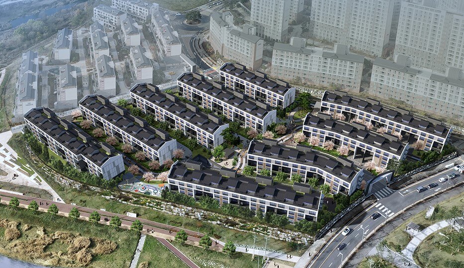 힐스테이트 동탄 더 테라스 조감도