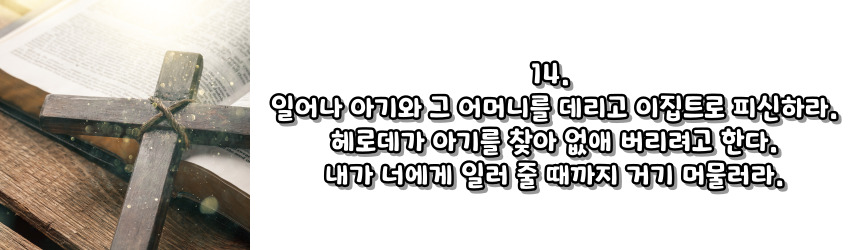 이집트로 피난 (마태 2,13-15)_성모 마리아의 7가지 고통
