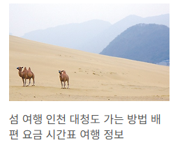 대청도