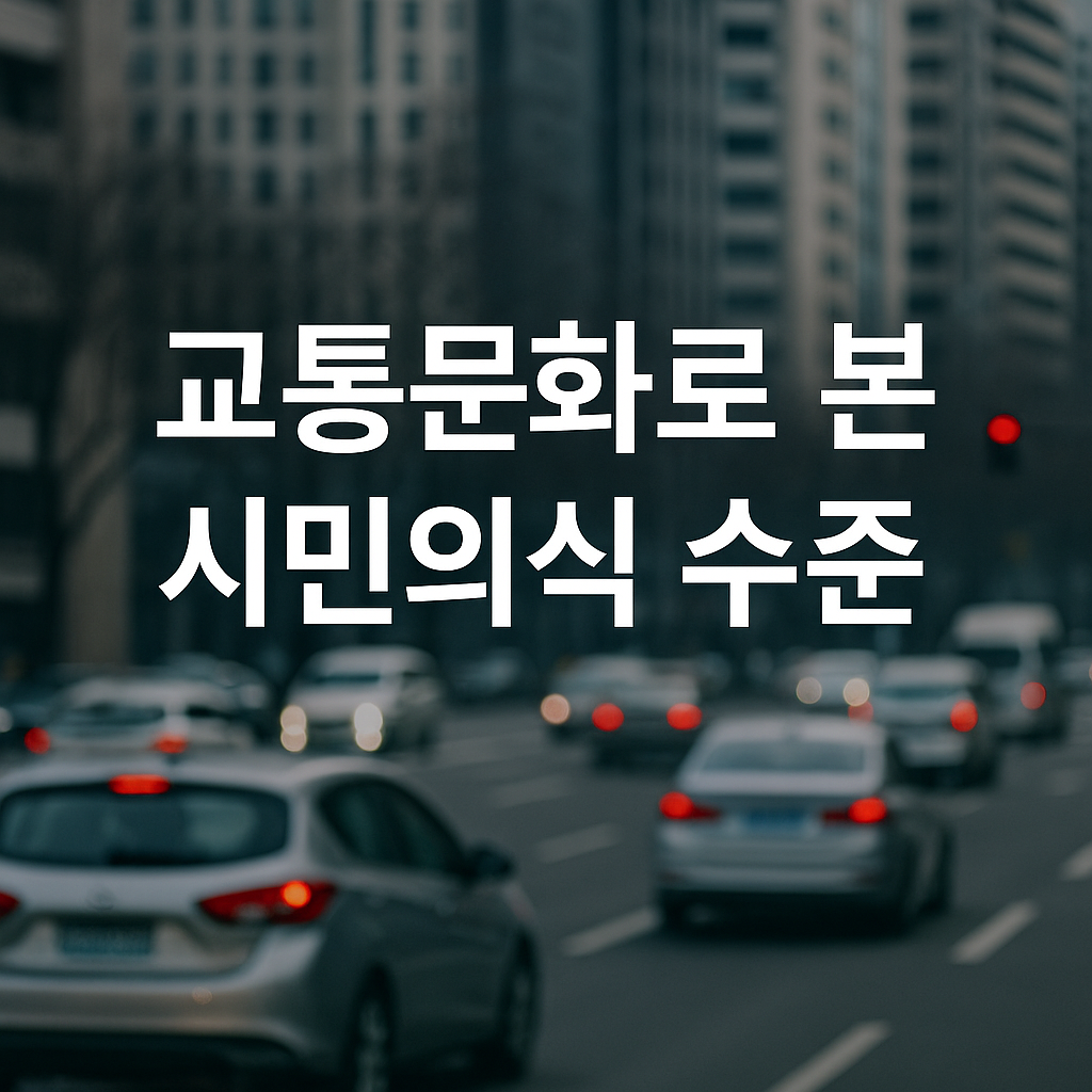 교통문화로 본 시민의식 수준 관련 사진