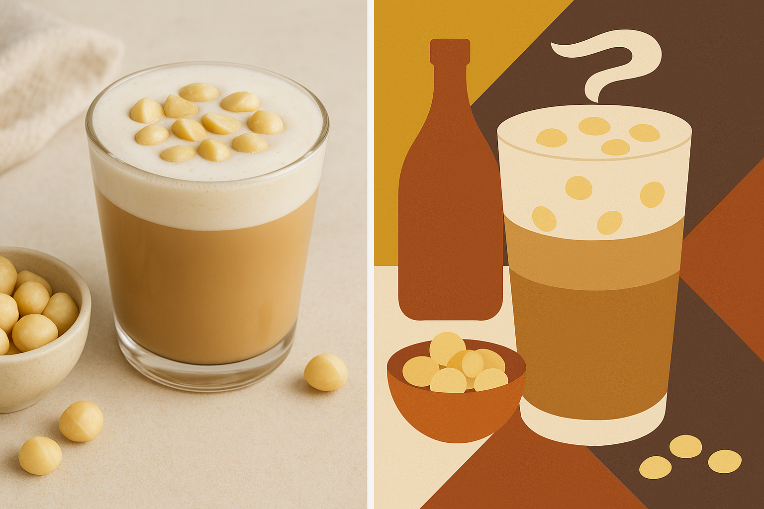 마카다미아 라떼