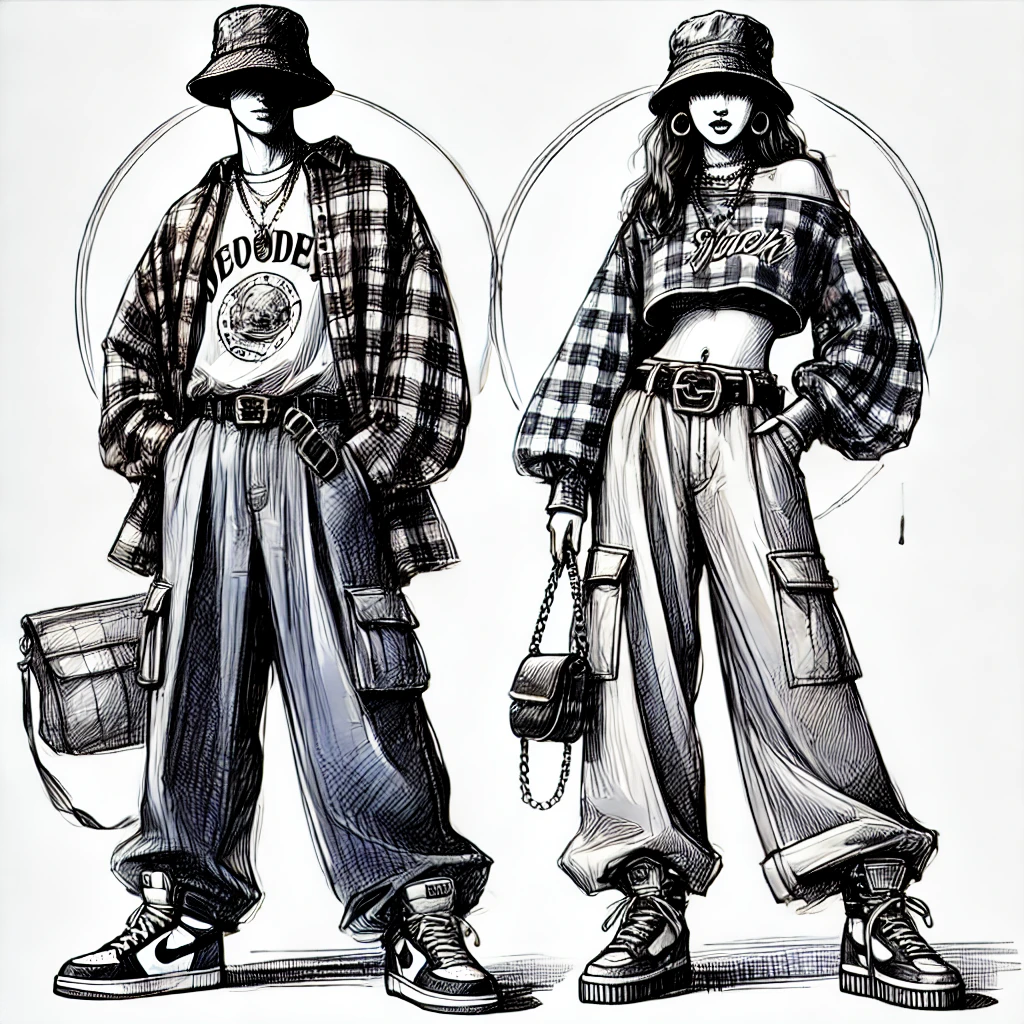 스쿨(school) 보다는 스트리트(street)처럼 색과 아이템을 연결해 전체 착장을 정돈한 코디입니다.