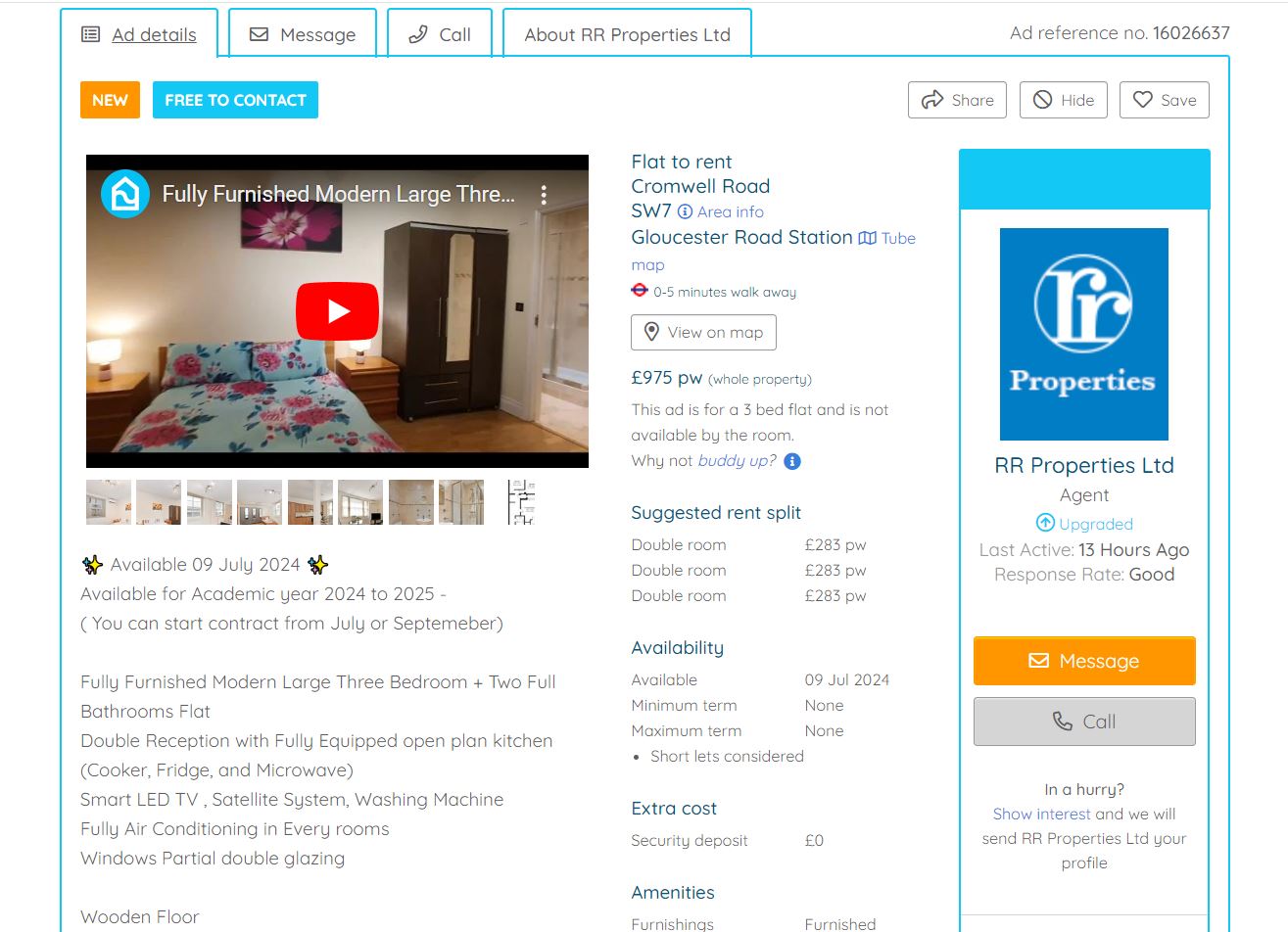 런던 한 달 살기