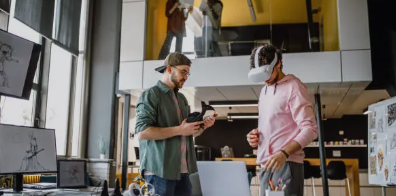 가상 오피스에서 일하는 하루