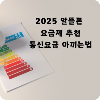 2025 알뜰폰 요금제 추천