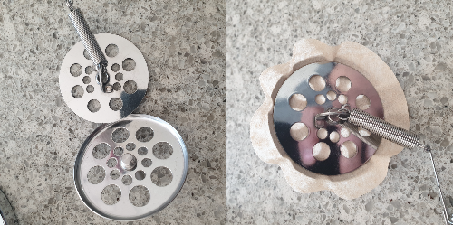 사이폰 커피 추출기구 하리오 사이폰 TCA 3 (3인용)사용기_종이 필터 결합