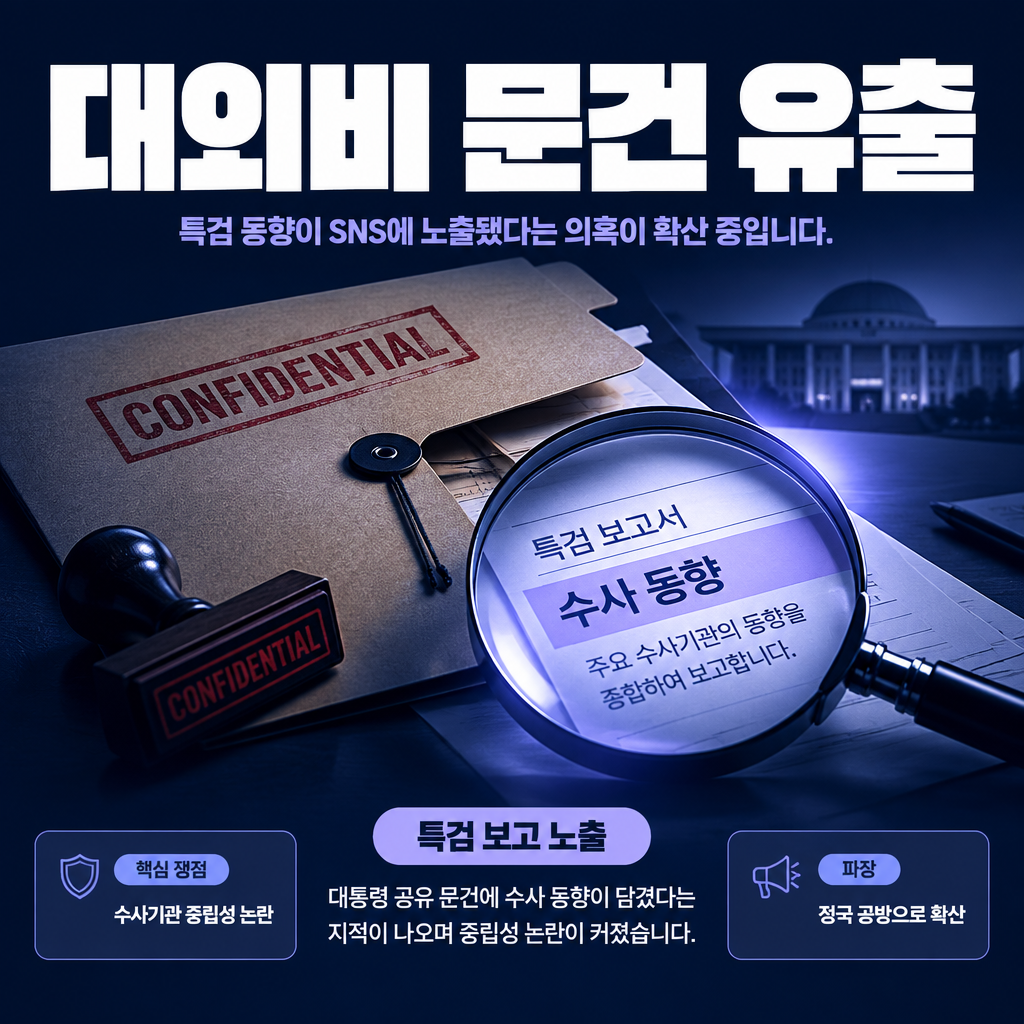 대외비 문건 유출