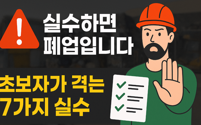 고물상창업, 창업실수