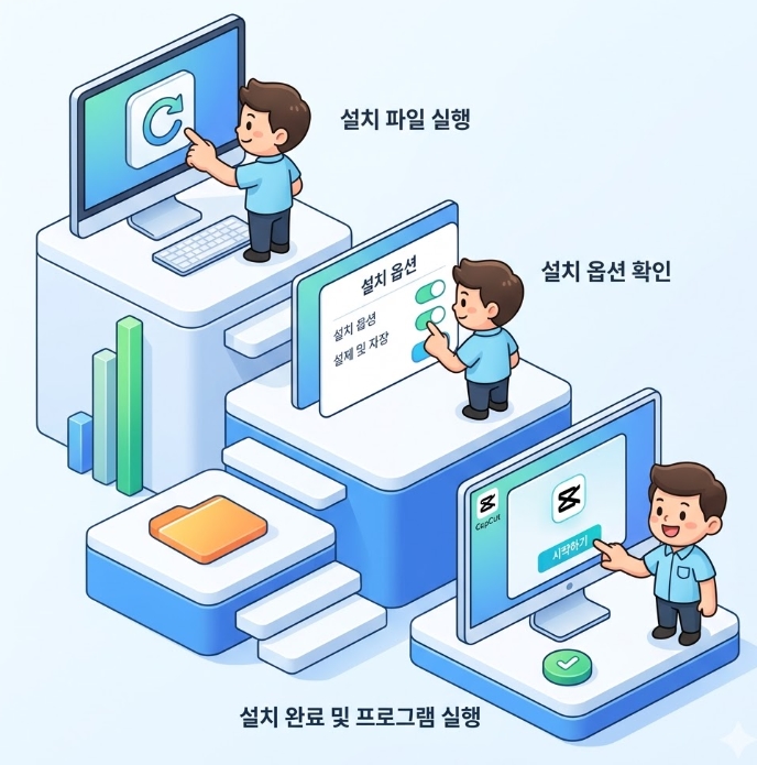 캡컷 PC 버전 다운로드 설치 및 이용방법