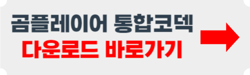 곰플레이어 통합코덱 다운로드