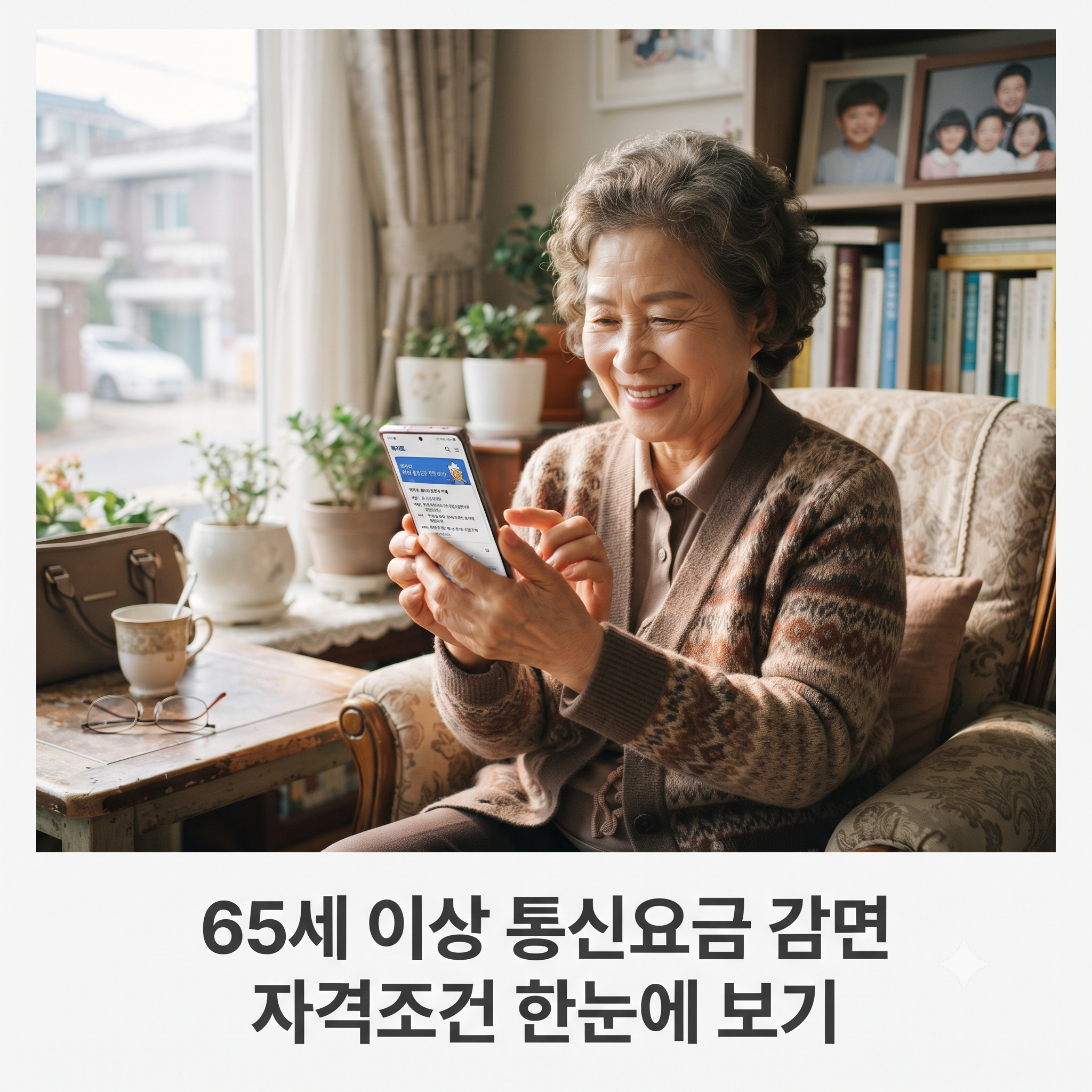 "우리 엄마 아빠도 할인 대상인지 확인해 보세요!" 65세 이상 통신요금 감면 신청방법 및 혜택 완벽 가이드