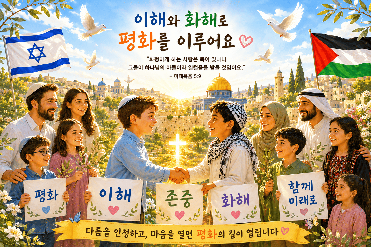 하나님의 약속의 땅의 평화의 기도