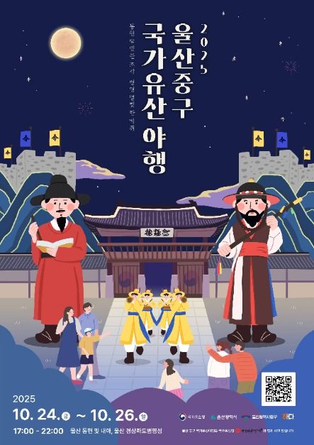 🌙 2025 울산 중구 국가유산 야행 – 문과 무의 만남으로 빛나는 밤