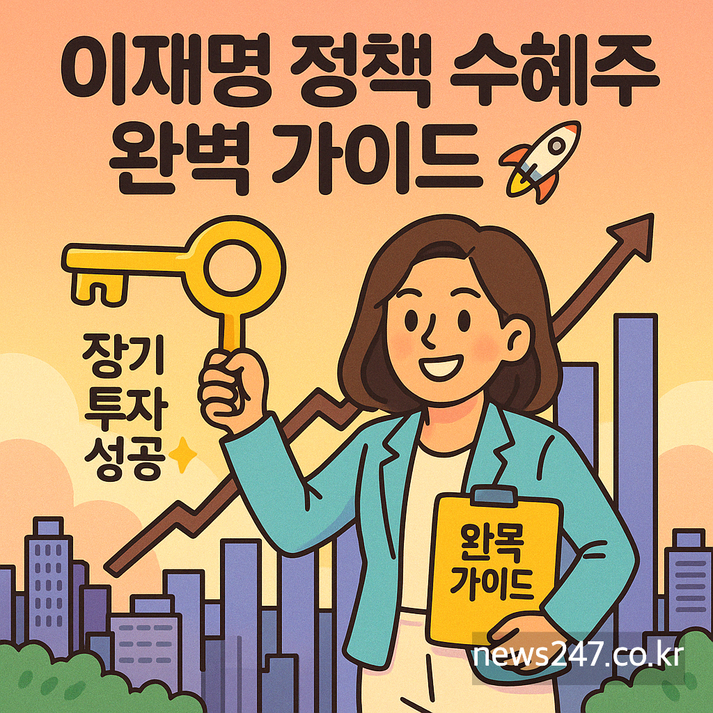장기 투자자를 위한 이재명 정책 수혜주와 성장주 완벽 분석 (최신 업데이트)