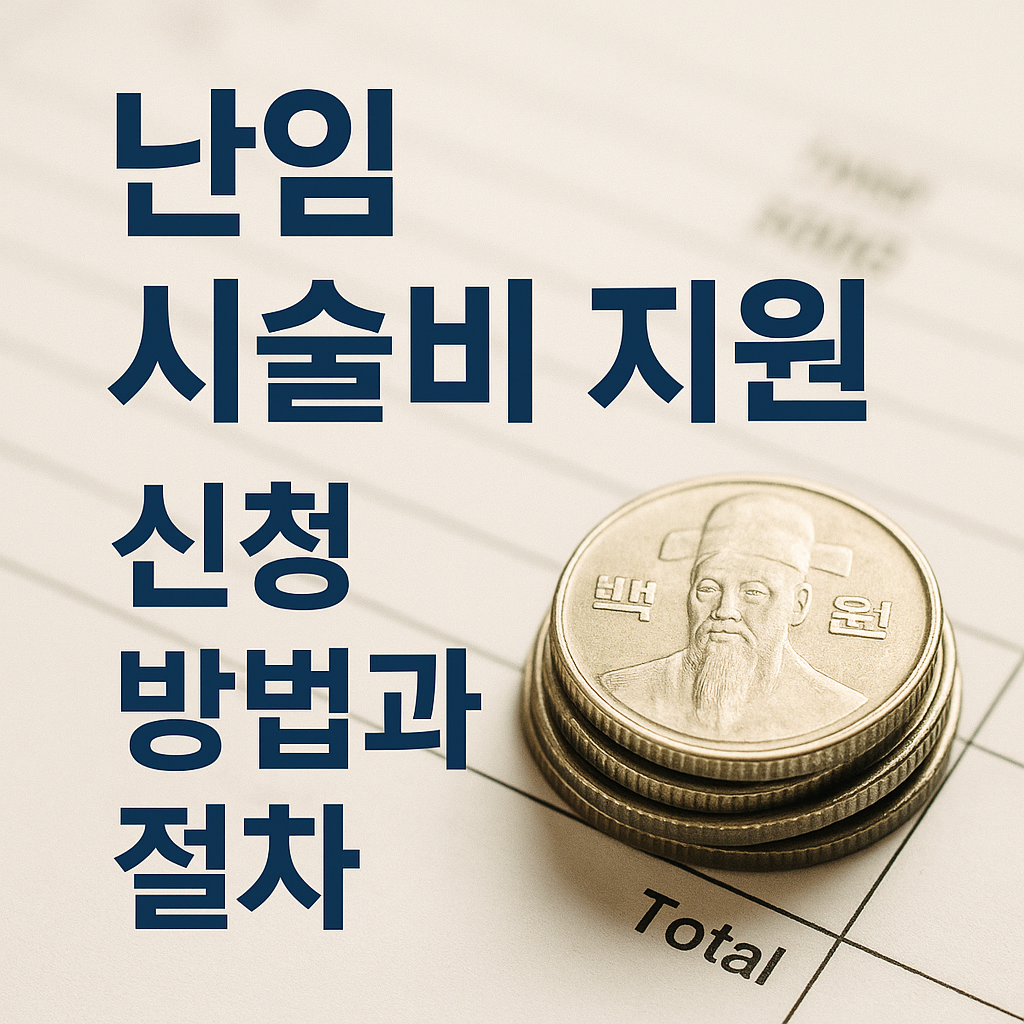 난임 시술비 지원 신청 방법과 절차