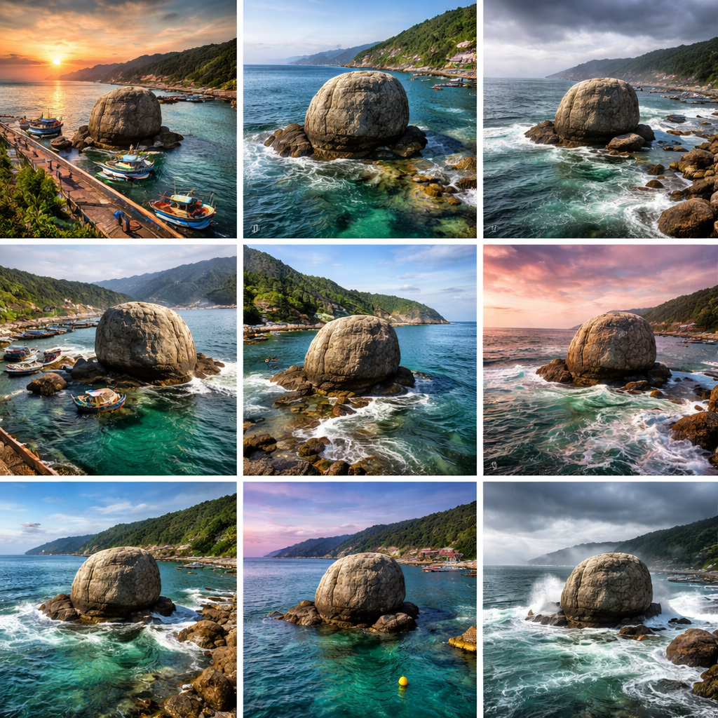 모포항 물통바위 힐링여행, 자연경관, 감성사진