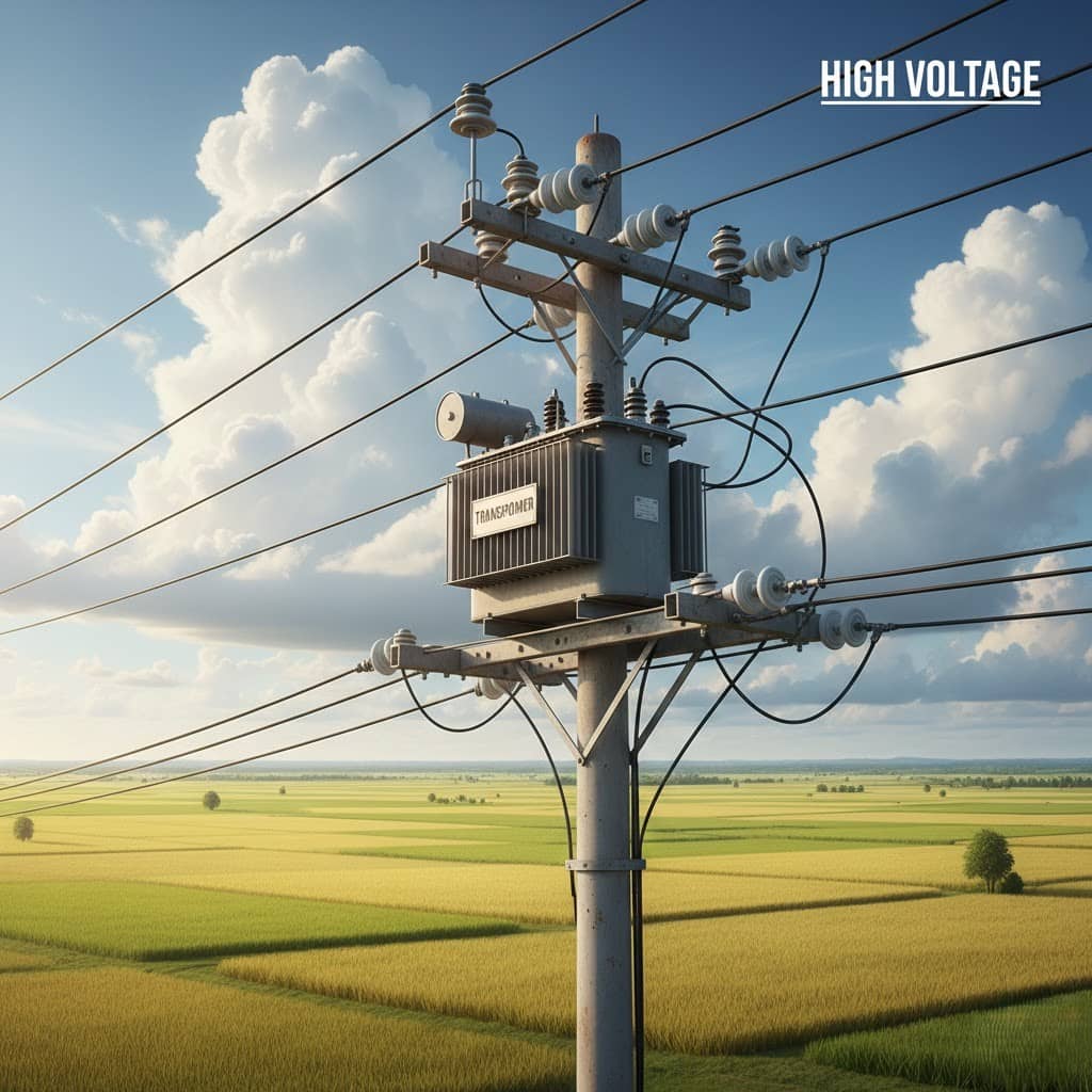 농촌 지역 전봇대 인프라의 구조적 특징