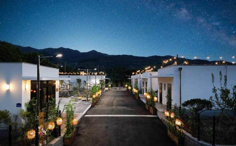 도화온천풀빌라의-전경