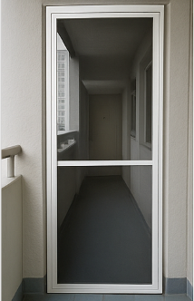 아파트 현관 방충망