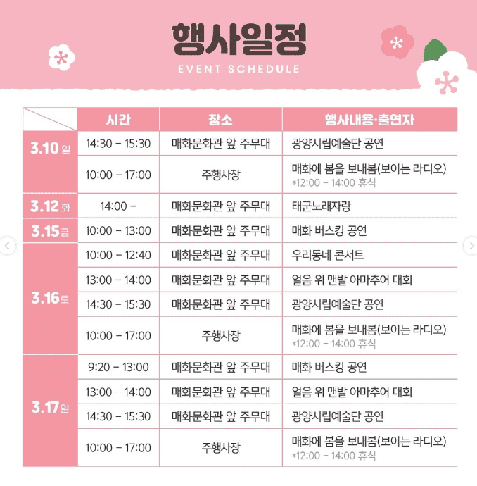 3월여행지추천, 가볼만한곳, 봄꽃여행