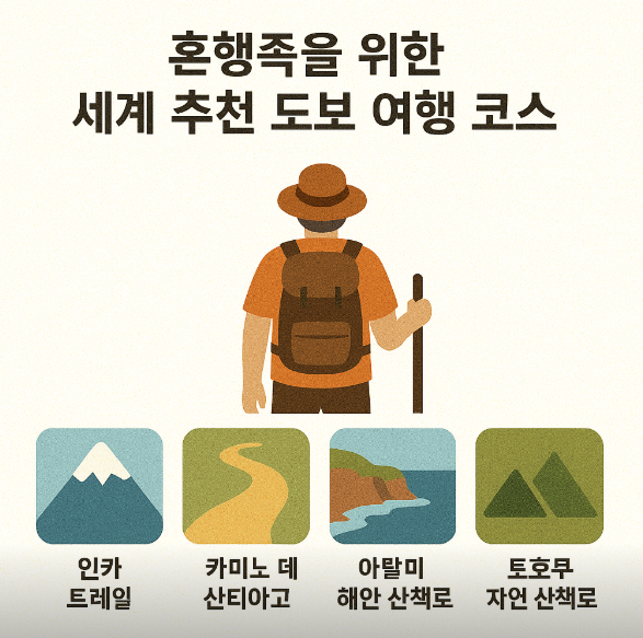 혼행족을 위한 세계 추천 도보 여행 코스