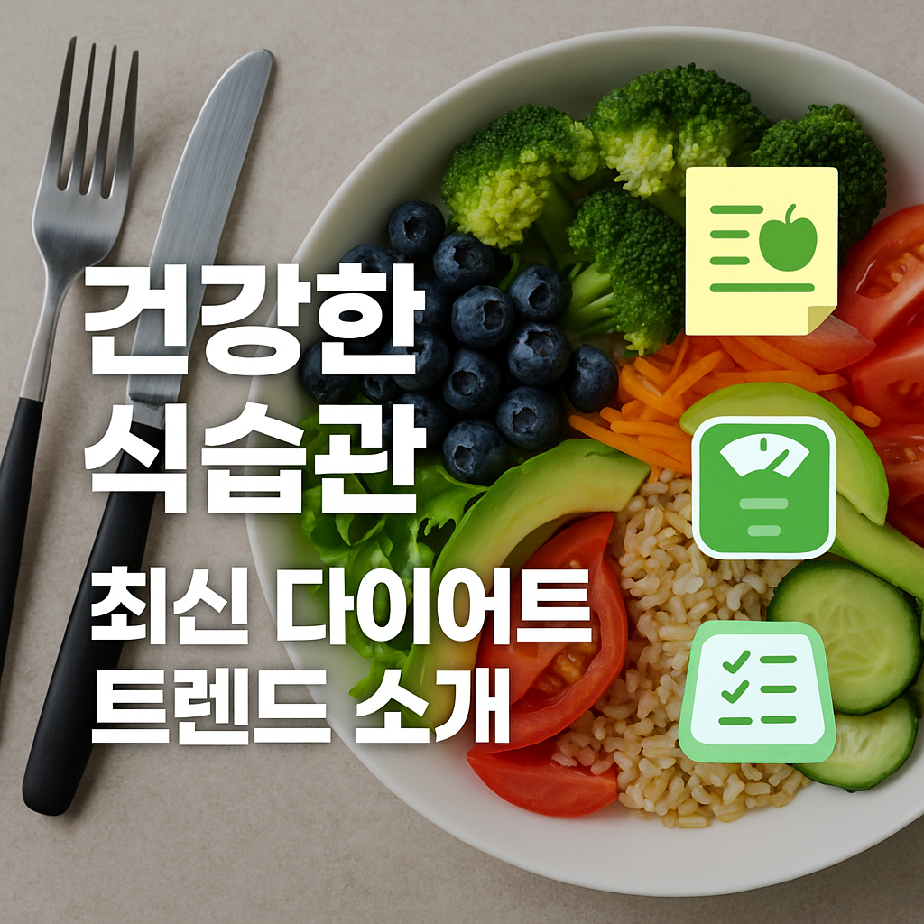 건강한 식습관을 위한 최신 다이어트 트렌드 소개
