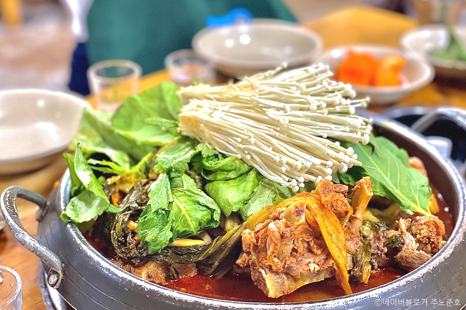 망원동 뼈해장국 예시