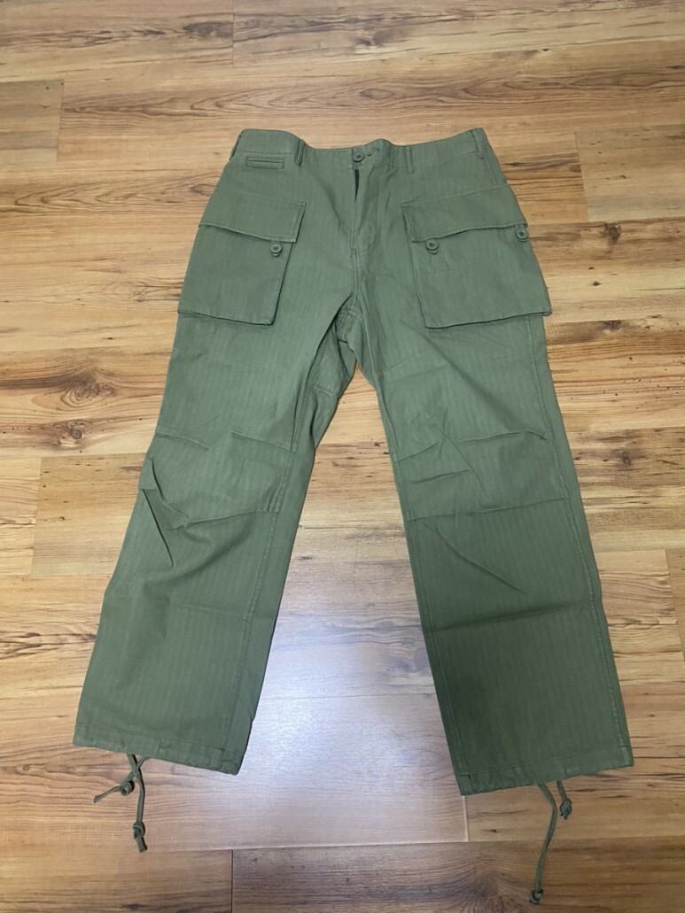 아웃스탠딩 카고바지 올리브그린[outstanding] MIL MOTO COTTON PANTS_OLIVE GREEN