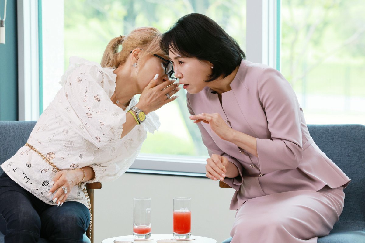 세계적인 성악가 조수미와 김혜경 여사와 만남