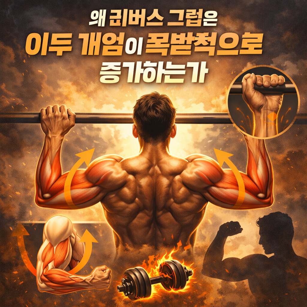 왜 리버스 그립은 이두 개입이 폭발적으로 증가하는가