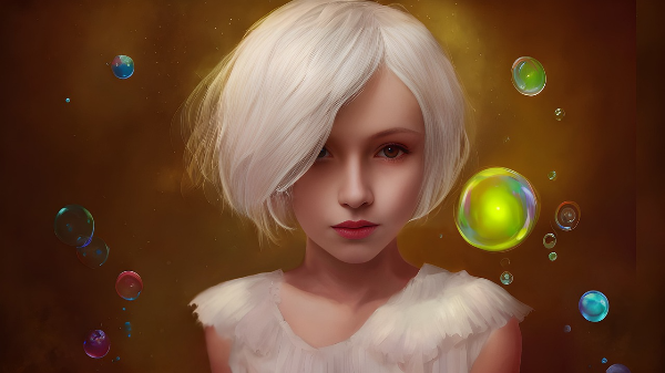 머리가-흰머리소녀