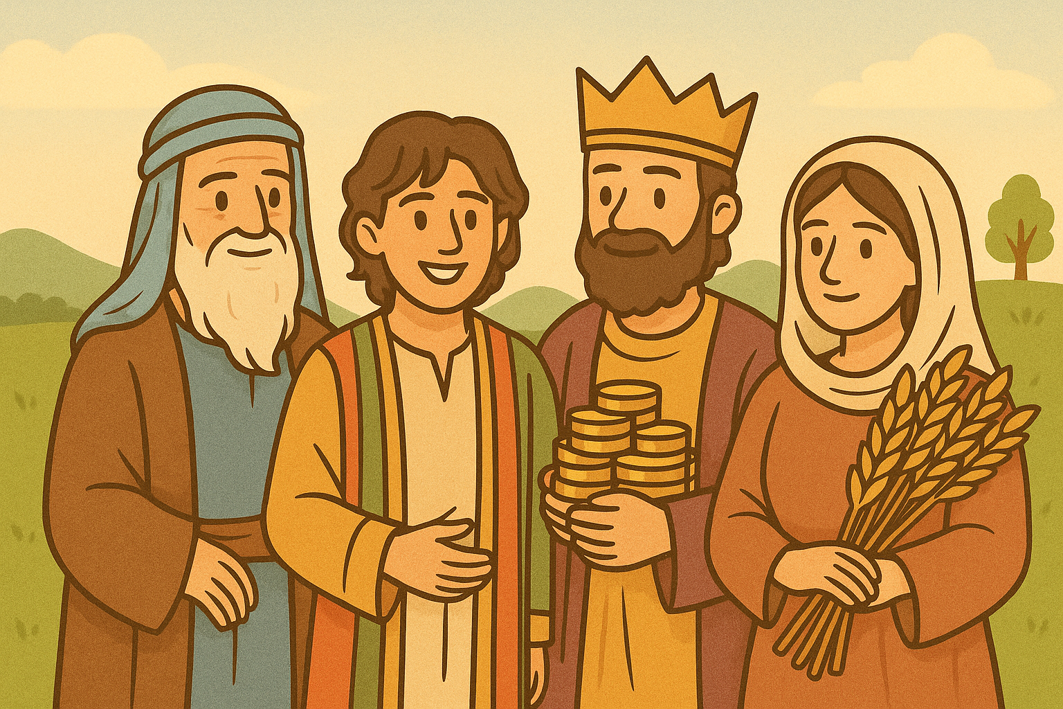 축복받은 인물들